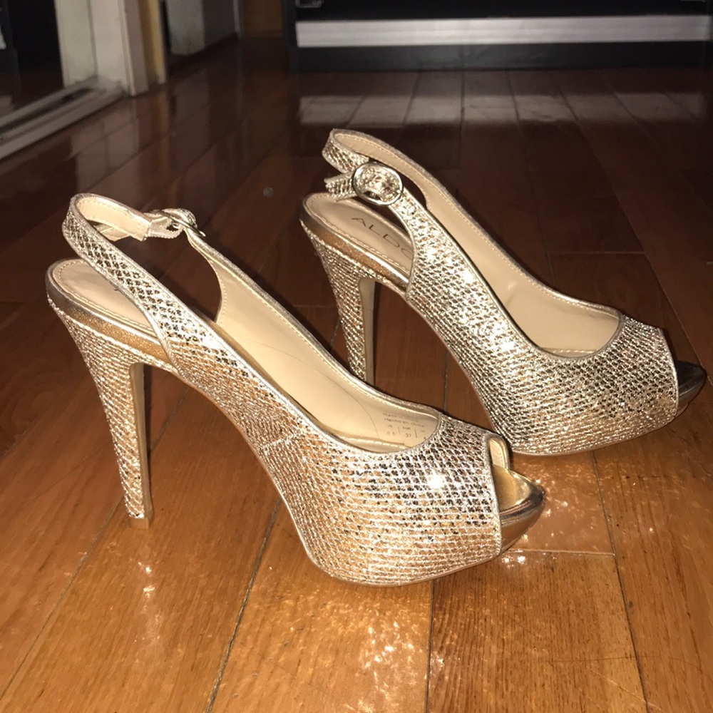 Aldo Silver Gold Platforms